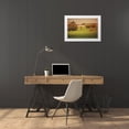 thumbnail image 3 of Aledanda 32x23 White Modern Wood Framed Museum Art Print Titled - Fall Farm, 3 of 4