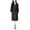Black, variant on fheaev Lightweight Robes For Women Waffle Bathrobe Soft Fast-Drying Unisex Couple Hotel Robe House Dress Long Nightgown With Pockets
