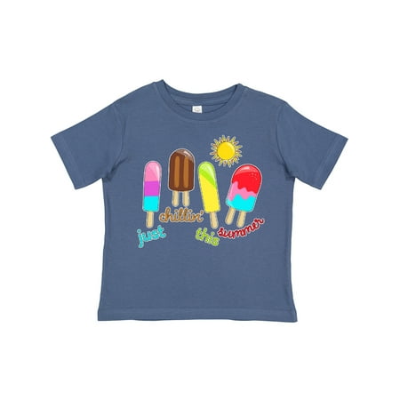 

Inktastic Just Chillin This Summer- Popsicles Gift Toddler Boy or Toddler Girl T-Shirt