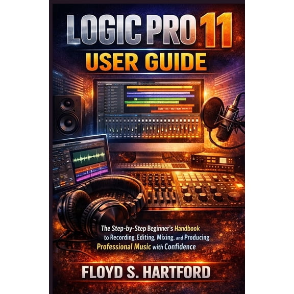 Logic Pro 11 User Guide: The Step-by-Step Beginner's Handbook to Recording, Editing, Mixing, and Producing Professional , (Paperback)