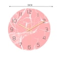 thumbnail image 3 of WREESH Creative Pattern Stone Wall Clock Acrylic Living Room Decoration, 3 of 8