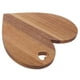 thumbnail image 2 of Heart Shaped Wooden Cutting board for Home Multi Color Elegant Design and Versatile 12.5 x 10.5 inches, 2 of 4