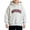 White, variant on KAUOD Toddler Girls Fleece Long Sleeve Hoodies Cute Graphic Casual Hooded Sweatshirts Fall Trendy Oversized School Pullover Pockets