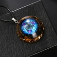 thumbnail image 3 of Collier Orgonite Cube Meratron Yeux de Tigre, Collier Cristal de Guérison, 3 of 7