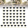 thumbnail image 3 of Party Supplies Set 100 Pcs Graduation Cap Confetti Small Black Grad Cap Confetti 2026 Graduation Grad Cap Table Scatter Scatter Decoration for Congrats Grad Theme Table Decor Decoration Kit Party Dec, 3 of 5