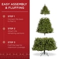 thumbnail image 4 of Árbol de Navidad Best Choice Products, abeto Douglas preiluminado de 7.5 pies, 4 of 7