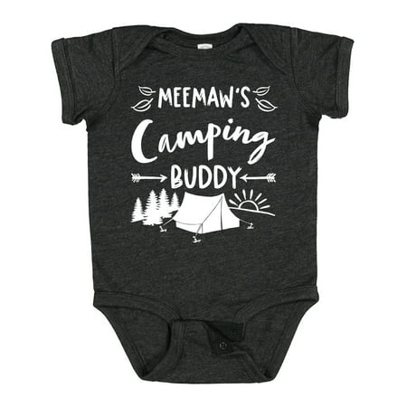 

Inktastic Meemaws Camping Buddy Gift Baby Boy or Baby Girl Bodysuit