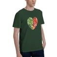 thumbnail image 2 of Fruits And Vegitables Men'S Basic Short Sleeve T-Shirt Dark Green 3x-Large, 2 of 5