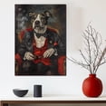 thumbnail image 5 of Bul Terrier Dog prints wall art Poster Unframe, Bul Terrier Boss Dog Canvas Pop Modern Wall Decor Art Ready to Hang, 5 of 6