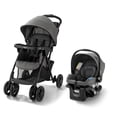 thumbnail image 1 of Graco Comfy Cruiser Travel System, Car Seat and Stroller Combo, Graystone, 1 of 4