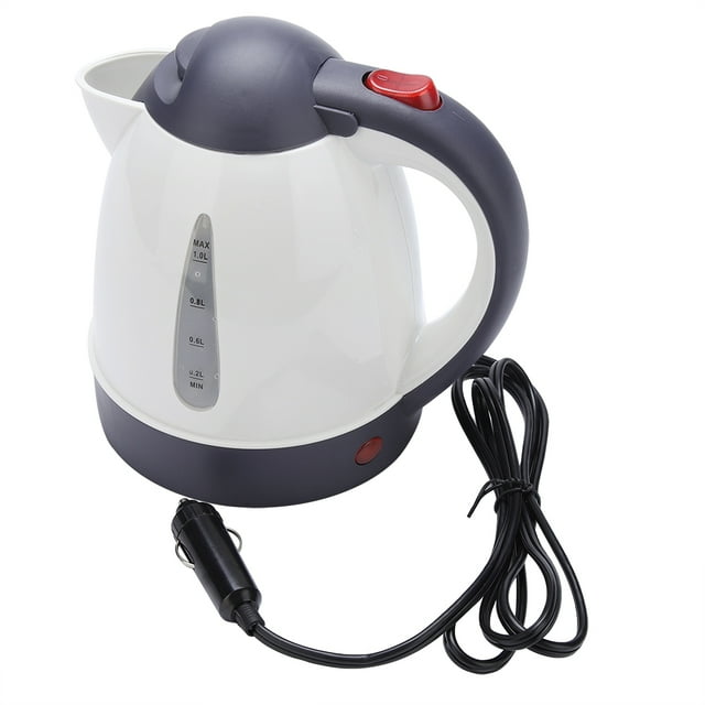 Hervidor de agua portátil para coche, camión, 12 V, 1000 ml, para preparar té y café