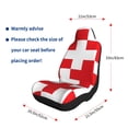 thumbnail image 5 of Pofeuu Red Cross 1 Print Automotive Car Seat Covers Flat Cloth Full Set Seat Covers,Car Seat Covers front seats for Cars Trucks and SUVs-1, 5 of 9