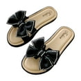 thumbnail image 2 of Children's Summer Bow Pearl Slip And Wear Cool Mop Indoor And Outdoor Home Soft Soled Casual Shoes Beach Shoes Children's Shoes girls shoes, 2 of 6