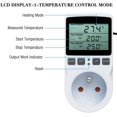 thumbnail image 3 of Termostato de calefacción y refrigeración para reptiles con pantalla LCD, controlador de temperatura digital para uso doméstico inteligente, compatible con control de tiempo de ciclo y calibración de, 3 of 5