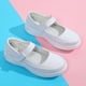 thumbnail image 1 of Zapatos de enfermería de cojín de aire de cuero Mujeres suaves Damas Espesas Soled Soled Trabajo Transpirable Zapatos Blancos Cañas Médicos sin deslizamiento, 1 of 9