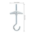 thumbnail image 5 of 5 Sets Orchid Clip Screw Hook Bolt Bolts Nuts Hollow Wall Anchor Carbon Steel Toggle Anchors Heavy Hanging, 5 of 6