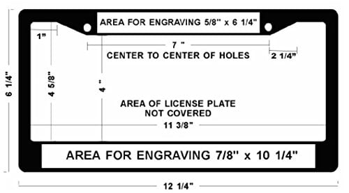 Metal Insert License Plate Frame Fantasy Football Loser C Weatherproof Car Accessories Black 2 Holes Solid Insert