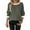 Army Green, variant on zbxnLI Women's Cute Sweaters Long Sleeve Crew Neck Color Block Knit Pullover Tunic Tops for Women