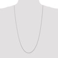 thumbnail image 2 of 14k White Gold 30 Inch .8mm Round Snake Chain Necklace Pendant Charm, 2 of 9