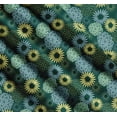 thumbnail image 3 of Soimoi Green Cotton Poplin Fabric Artistic Flower Mandala Printed Fabric 1 Yard 42 Inch Wide, 3 of 7