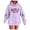 F152-Purple, variant on FYDUU Christmas Hoodies for Women Fashion Letter Print Hooded Sweatshirt Long Sleeve Pullover Casual Tops for Fall Winter Clothes
