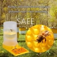 thumbnail image 7 of Beehive Beekeeper Water Dispenser Honey Beehive Inlet Feeder Beehive Beekeeper Tool, White and Yellow, 7 of 7