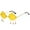 Yellow, variant on Vintage Cloud Rimless Tassel Sun Glasses Outdoor Punk Glasses Shades Sunglasse