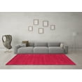 thumbnail image 3 of Ahgly Company Indoor Square Abstract Pink Contemporary Area Rugs, 3' Square, 3 of 4