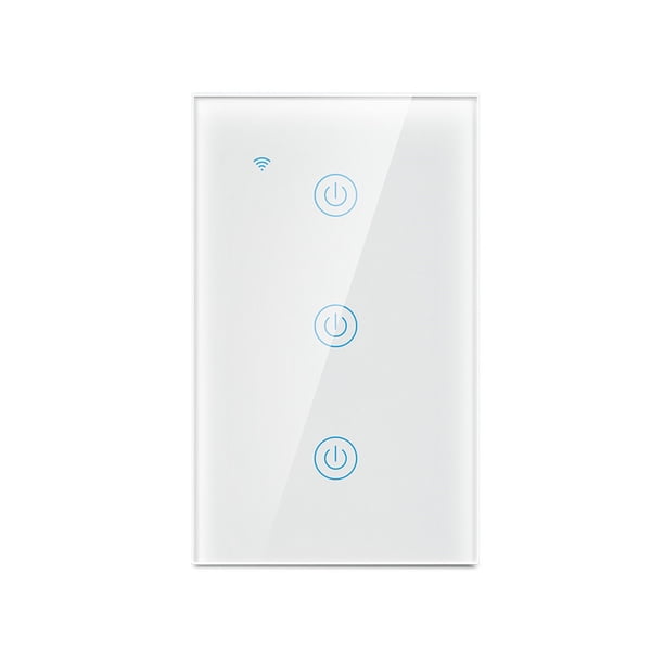 Interruptor de luz inteligente Zigbee, aplicación eWelink, Control remoto, pared de EE. UU.