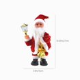 thumbnail image 3 of Juguete de Santa Claus con música, swing, luz parpadeante, para Navidad, ideal para decoración de hogar, cumpleaños, fiestas, requiere 3 pilas AAA, material plástico, dimensions 12x8x15 cm,, 3 of 8