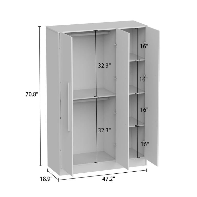 Musman armoire white deals