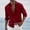 hgg121-Red, variant on Mens Striped Long Sleeve Top, Button Down Placket Casual Shirt, Relaxed Fit Pullover for Weekend Casual Wear