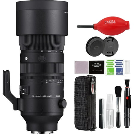 Sigma 70-200mm f/2.8 DG DN OS Sports Lens for Sony E with Advanced Accessory and Travel Bundle | Sigma 591965 | 70-200mm f2.8 sony
