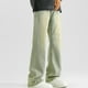 thumbnail image 4 of Pantalones de mezclilla rectos con bolsillos y estampado degradado vintage para hombre, 4 of 7
