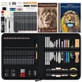 thumbnail image 1 of Set de dibujo Kird Barken profesional de 112 piezas con funda, 1 of 7
