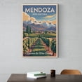 thumbnail image 6 of Mendoza Retro Travel Poster Vintage Argentina Tourism with Vineyards & Andes Canvas Poster, 6 of 8
