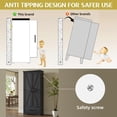 thumbnail image 6 of ACCOHOHO Pantry Cabinet, 72" Tall Farmhouse Storage Cabinet with Adjustable Shelves & 1 Drawer for for Kitchen, Dining Room, Black, 6 of 7