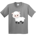 thumbnail image 3 of Inktastic Cute White Lamb Youth T-Shirt, 3 of 5