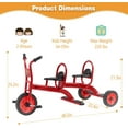 thumbnail image 2 of DEYGIA Toddler Tricycle for Kids Ages 3+, 3-in-1 Trike Bike with Non-Slip Pedals & Airless Rubber Wheels, Balance Training Bike for Boys Girls, Ideal for Outdoor Playground and Daycare, 2 of 8