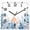 White, variant on Coastal Coral Wooden Wall Clock Silent Non Ticking, Blue Ocean Starfish Turtle Watercolor Square Wall Clocks Battery Operated, Decor Clock for Home Office, Living Room, Kitchen, 12 Inch