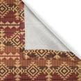 thumbnail image 5 of Ambesonne Mexican Grommet Curtain, Aztec Culture Ornament, 50" x 96", Pale Orange Brown, 5 of 6