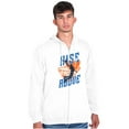 thumbnail image 3 of Rise Above Basketball Slam Dunk Zip Hoodie Sweatshirt Men Brisco Brands S, 3 of 6