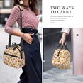 thumbnail image 6 of Hirioo Hamburger Pizza Coke for Crossbody Lunch Box for Women Men with Adjustable Shoulder Strap for School, Work and Travel, 6 of 9
