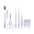 thumbnail image 1 of 1 Set Vinyl Weeding Set Non-slip Comfortable Grip ABS Scissors Scraper Spatula Craft Vinyl Tools Handicraft Accessories, 1 of 10
