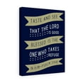 thumbnail image 4 of Scripture Walls Psalm 34:8 Blessed Bible Verse Canvas Christian Wall Art Ready to Hang Unframed, 4 of 12