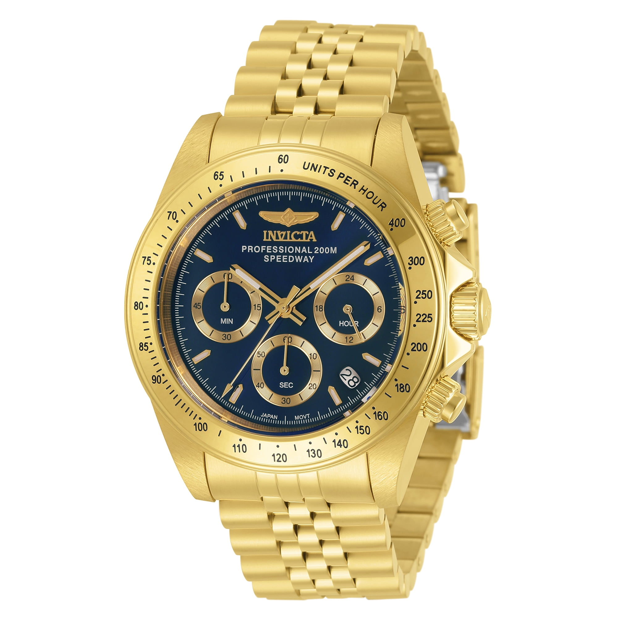 Invicta Men's 30999 Speedway Quartz Chronograph Blue Dial Watch