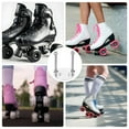 thumbnail image 3 of MOVTOTOP Patins à Roulettes en Acier Inoxydable Support pour Réparation Argenté Design d'Absorption des Chocs, 3 of 8