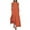 Orange, variant on Edvintorg Summer Dresses for Women 2025 Women Beach Fashion Polka Dot Printed V-Neck Sleeveless Casual Long Maxi Dresses with Pocket Beach Vacation Clothes for Women