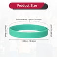 thumbnail image 3 of Uxcell 12Pcs Pulseras de Goma, Pulseras de Silicona de Color Sólido para Deporte/Ejercicio/Baloncesto Hombres Mujeres Adolescentes [Verde Brillante], 3 of 6