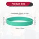 thumbnail image 3 of Uxcell 24Pcs Pulseras de Goma, Pulseras de Silicona de Color Sólido para Deporte/Entrenamiento/Baloncesto Hombres Mujeres Adolescentes [Verde Brillante], 3 of 6